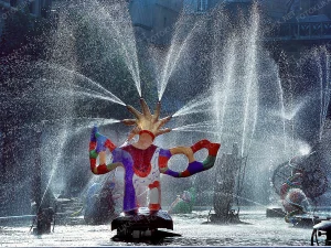 Stravinsky fountain in Paris