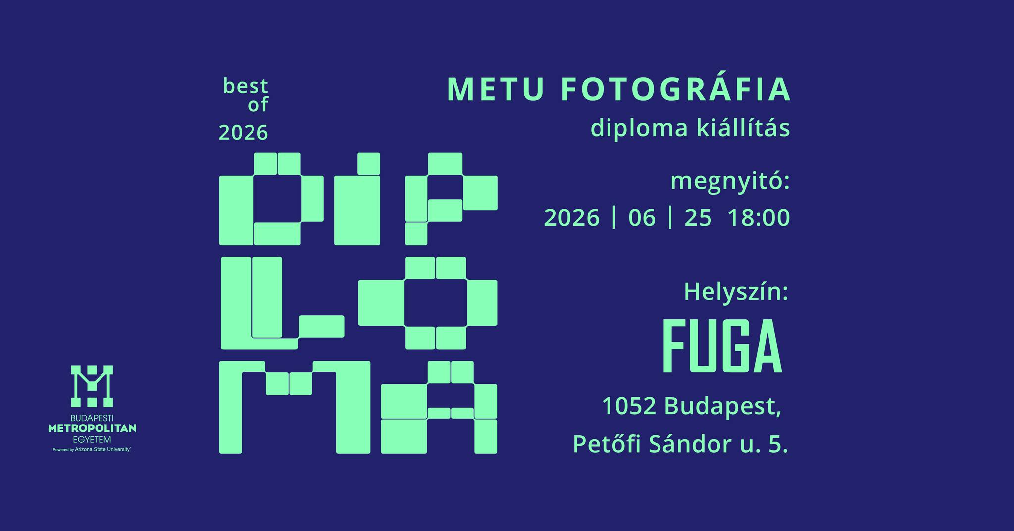 A héten elkezdődnek a METUS diplomakiállítások a Breuer-teremben